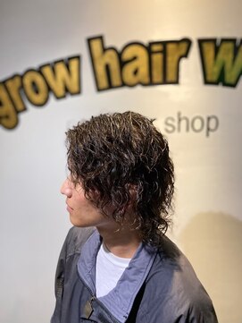 グロウヘアワークス トウキョウ(grow hair works tokyo) Grow hair works tokyo /  ロン毛  スパイラルパーマ
