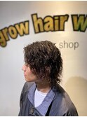 Grow hair works tokyo /  ロン毛  スパイラルパーマ