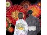 芦田川花火大会◇会場近く◇浴衣着付け◇ヘアーセット
