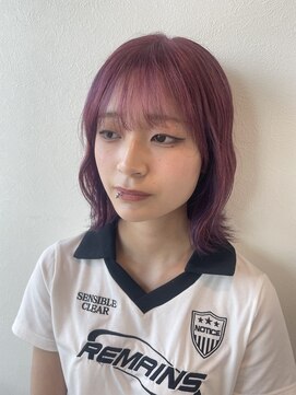 サラ ビューティー サイト 古賀店(SARA Beauty Sight) カシスピンク×パープル