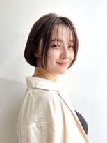 トルネード(TORNADO) 大人ショートボブ前髪ありミニボブ丸顔面長エラ張りK20240913