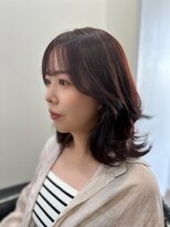 リッシュ(LisH)&nbsp;ピングブラウン×お顔周りレイヤー