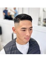 ラフカッターズ 立川駅南口店&nbsp;サイドパート　#立川#スキンフェード#アイロンパーマ#濡れパン