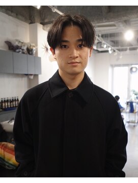 ヨー(Yoh-) 【センターパート/星亘祐】ナチュラルヘア/コンマヘア