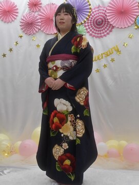 やま屋 2025年成人式振袖着付