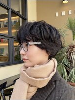 シェル(SHEL)&nbsp;マッシュショートパーマ
