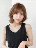 20代30代切りっぱなしボブ/髪質改善ボブ/顔周りレイヤーカット