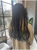 個性的なインナーカラー