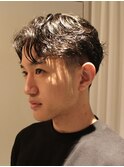 【名古屋丸の内】テーパーフェードセンターパートフェザーパーマ