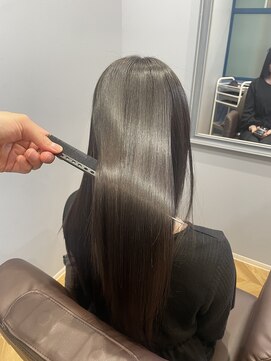 アミリー ひたち野うしく店(Amily) ハイライトバレイヤージュダブルカラーケアブリーチ20代30代