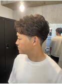 メンズカットセンターパートメンズパーマニュアンスパーマ