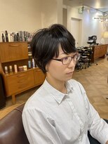 インビテーション(invitation) ショートスタイルのクリームパーマ