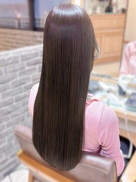 プラグ バイ ネオリーブ(plug by neolive) 暗めカラー×髪質改善[髪質改善/縮毛矯正/韓国]T