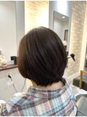 【60代～】白髪をカバーし品よくまとまる大人の上品ボブ