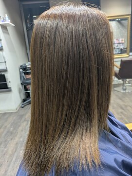 アクロス ヘアー デザイン 蒲田東口(across hairdesign) ベージュカラー