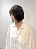タッセルボブ/ショート/前下がりボブ
