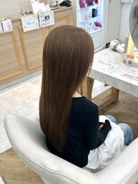 リアン 上尾店(Rien)&nbsp;ブリーチなしダブルカラーのミルクティーベージュ