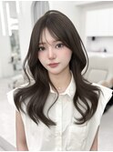 韓国スタイル/ナチュラルくびれヘア_くびれ巻き_レイヤーカット