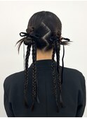 ツインカチモリヘアセット