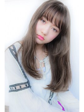 アリー 原宿 表参道(ALLY) [ALLY阿部]透明感バツグン☆グレージュ×シースルーバング