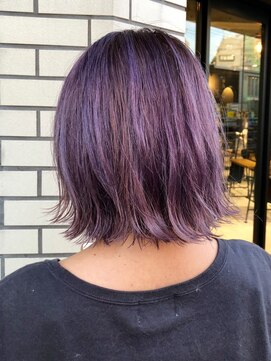 シスタ(SISTA) 【SiSTA】 原博人 パープル ブリーチ グレージュ