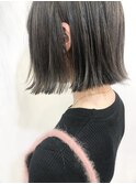 コンパクトボブ×ミルクティーハイライト♪【小笠原 剛】
