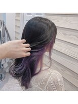 アグ ヘアー コード 甲斐店(Agu hair kord)&nbsp;ブラック×パープル