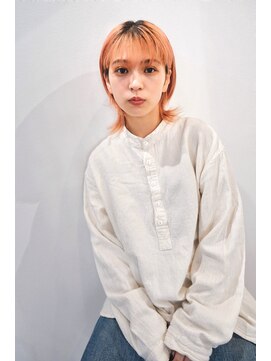 パーカー(parker) オレンジ ルーツ残し レイヤー