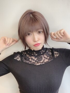 ステア ケース(stair case) 外ハネショートウルフ/外ハネショート/20代30代髪型