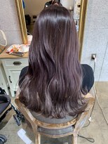 ナブラ(NABLA)&nbsp;ピンクパープルグレージュロング【NABLA】倉敷美容室