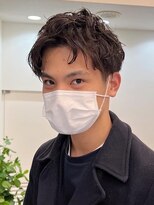 タヤ 青葉台店(TAYA)&nbsp;ネープレスセンターパート波打ちツーブロックパーマ