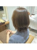 外ハネミディ【小顔】【髪質改善】