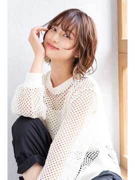 トティア 堀江(Totia) 【Totia堀江】外ハネボブ×ヘーゼルベージュ