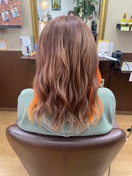 キュアスペース(CURE SPACE) インナーカラー【オレンジ】