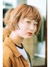 【デザインカラー】ハイライト+カット+トリートメント ￥24200