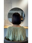 切りっぱなしボブ
