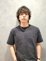 ヘアガーデン オフ(hair garden off)&nbsp;ウルフ×波巻きスパイラルパーマ