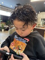 ルーナヘアー(LUNA hair)&nbsp;『京都 山科 ルーナヘアー』キッズパーマ ツイストスパイラル