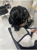 フワモコお団子ツイン/心斎橋ヘアセット