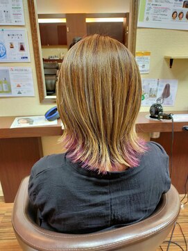 ラプチャー(RAPTURE) うるツヤ髪インナーグレージュ/ピンクベージュ