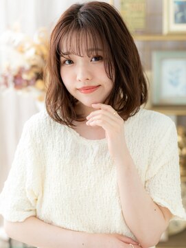 カバーヘア ブリス 志木南口駅前店(COVER HAIR bliss) ショコラベージュ抜け感ヘアエアリーミディa志木20代30代40代