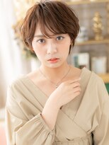 カバーヘア ブリス 川口(COVER HAIR bliss)&nbsp;斜めバングひし形レイヤーマッシュショート