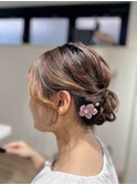 浴衣用ヘアセット