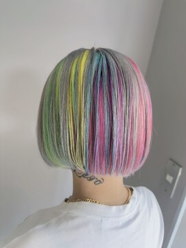 ガーデン 北花田(garden) 推しカラー全部盛り!ダイナミック派手髪☆