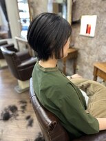 ヘアー クリアー 牟礼本店(hair clear)&nbsp;耳かけショートボブ