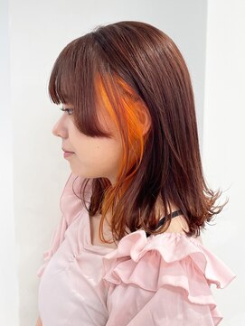 モリオフロムロンドン 松戸店(Morio from London) 【松戸 藤原】イヤリングカラーオレンジ　大人かわいい