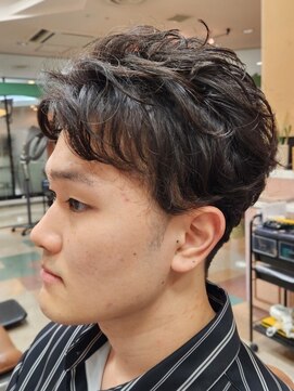 アポロカットステージ 相模大野店 アップバング/ツーブロックマッシュ<理容室>[メンズ/相模大野]