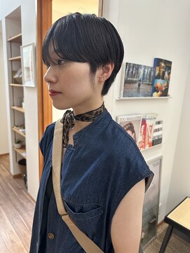 ヘイデイズ(HEY DAYS) 大人ショート くびれショート イメチェン 前髪 暗髪カラー