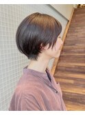 前上がりショートボブ