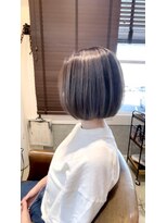 ボタニカル(BOTANICAL) ブラウンベージュハイライト小顔大人ボブ丸みショートカット